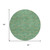 8' Sage Fern Green And Peach Round Geometric Washable Indoor Outdoor Area Rug