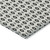 9' X 12' Ivory And Black Floral Washable Indoor Outdoor Area Rug