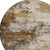 8' Brown And Beige Round Abstract Washable Indoor Outdoor Area Rug - 880016691634