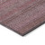 9' X 12' Merlot Striped Washable Non Skid Indoor Outdoor Area Rug