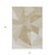 10' X 14' Beige Tan And Ivory Geometric Washable Indoor Outdoor Area Rug - Beige, Tan, Ivory