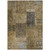 9' X 12' Brown Gray And Charcoal Patchwork Washable Indoor Outdoor Area Rug