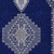 9' X 12' Navy Blue Gray And Brown Oriental Washable Indoor Outdoor Area Rug