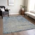 8' X 10' Navy Blue And Beige Abstract Washable Indoor Outdoor Area Rug - Navy Blue, Beige