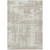 9' X 12' Taupe And Ivory Abstract Washable Indoor Outdoor Area Rug - Taupe, Ivory