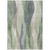 9' X 12' Fern Green And Gray Abstract Washable Indoor Outdoor Area Rug - Fern Green, Gray