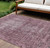 10' X 14' Merlot Oriental Washable Indoor Outdoor Area Rug