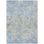 10' X 14' Sky Blue And Denim Blue Geometric Washable Indoor Outdoor Area Rug - Sky Blue, Denim Blue