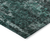 8' Teal Blue Aqua And Gray Round Abstract Washable Indoor Outdoor Area Rug