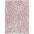 8' X 10' Pink Gray And Ivory Abstract Washable Indoor Outdoor Area Rug