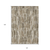 10' X 14' Brown And Taupe Abstract Washable Indoor Outdoor Area Rug