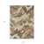 8' X 10' Brown And Beige Abstract Washable Indoor Outdoor Area Rug