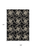 9' X 12' Black Ivory And Brown Geometric Washable Indoor Outdoor Area Rug
