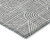 8' X 10' Gray And Ivory Abstract Washable Indoor Outdoor Area Rug Transitional Style - Gray, Ivory Color
