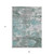9' X 12' Blue And Teal Blue Abstract Washable Indoor Outdoor Area Rug - Blue, Teal Blue