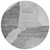 8' Silver Gray And Graphite Round Abstract Washable Indoor Outdoor Area Rug