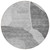 8' Silver Gray And Graphite Round Abstract Washable Indoor Outdoor Area Rug