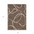 8' X 10' Brown And Beige Abstract Washable Indoor Outdoor Area Rug Transitional Style - Brown, Beige Color