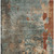 8' X 10' Pale Aqua Copper And Beige Abstract Washable Indoor Outdoor Area Rug
