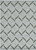 5'x8' Grey Machine Woven UV Treated Herringbone Illusion Indoor Outdoor Area Rug - 4512822923932