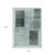 8' X 10' Teal Blue And Gray Geometric Washable Indoor Outdoor Area Rug - Teal Blue, Gray
