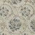 10' X 14' Beige Tan And Blue Floral Washable Indoor Outdoor Area Rug