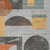 9' X 12' Gray Gold And Orange Geometric Washable Indoor Outdoor Area Rug