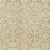 8' X 10' Gold And Beige Damask Washable Indoor Outdoor Area Rug
