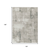 10' X 14' Beige And Gray Geometric Washable Indoor Outdoor Area Rug