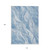 10' X 14' Denim Blue And Sky Blue Abstract Washable Indoor Outdoor Area Rug Transitional Style - Denim Blue, Sky Blue Color