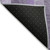 9' X 12' Purple And Lilac Striped Washable Indoor Outdoor Area Rug