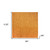 7' Orange Square Indoor Outdoor Area Rug