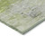 10' X 14' Artichoke Green And Lime Green Abstract Washable Indoor Outdoor Area Rug