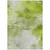 10' X 14' Artichoke Green And Lime Green Abstract Washable Indoor Outdoor Area Rug