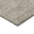 9' X 12' Khaki Beige And Tan Floral Washable Indoor Outdoor Area Rug - Khaki, Beige, Tan