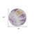 8' Purple And Lavender Round Abstract Washable Indoor Outdoor Area Rug - Purple, Lavender