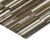 8' X 10' Brown And Ivory Striped Washable Indoor Outdoor Area Rug - 608219126575