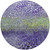 8' Purple Green And Black Round Abstract Washable Indoor Outdoor Area Rug