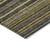 10' X 14' Gold Beige And Wheat Striped Washable Indoor Outdoor Area Rug