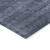 9' X 12' Navy Blue And Gray Striped Washable Indoor Outdoor Area Rug - Navy Blue, Gray