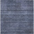 9' X 12' Navy Blue And Gray Striped Washable Indoor Outdoor Area Rug - Navy Blue, Gray