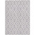 10' X 14' Lavender And Ivory Geometric Washable Indoor Outdoor Area Rug