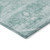 8' X 10' Aqua Turquoise And Ivory Southwestern Washable Indoor Outdoor Area Rug