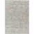 8' X 10' Taupe Beige And Gray Floral Washable Indoor Outdoor Area Rug