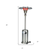 40000 BTU Silver Steel Propane Cylindrical Pole Standing Patio Heater