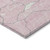 9' X 12' Pink Ivory And Gray Abstract Washable Indoor Outdoor Area Rug - Pink, Ivory, Gray