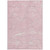 9' X 12' Pink Ivory And Gray Abstract Washable Indoor Outdoor Area Rug - Pink, Ivory, Gray