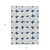 8' X 10' Navy Blue Gray And Ivory Abstract Washable Indoor Outdoor Area Rug