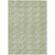 9' X 12' Green And Ivory Geometric Washable Indoor Outdoor Area Rug Transitional Style - Green, Ivory Color