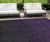 8' X 10' Eggplant Purple And Charcoal Abstract Washable Indoor Outdoor Area Rug